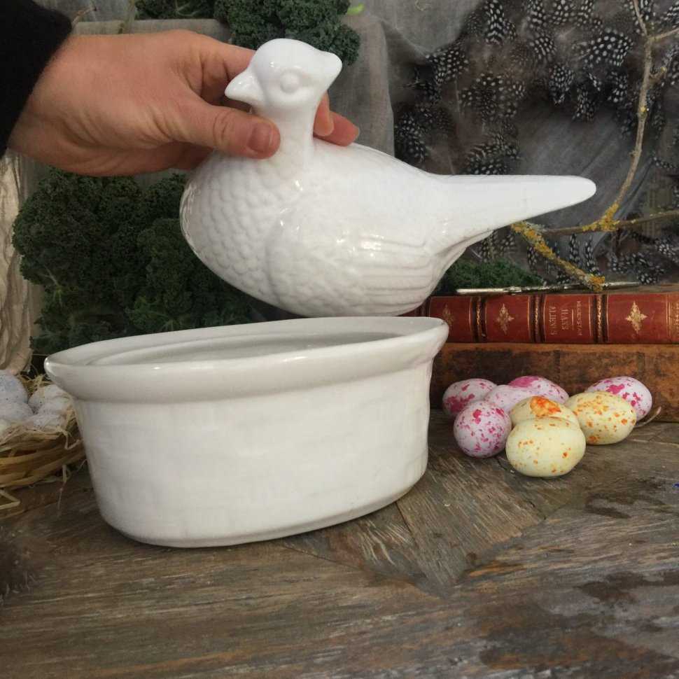 Паштетница фарфоровая Глухарь