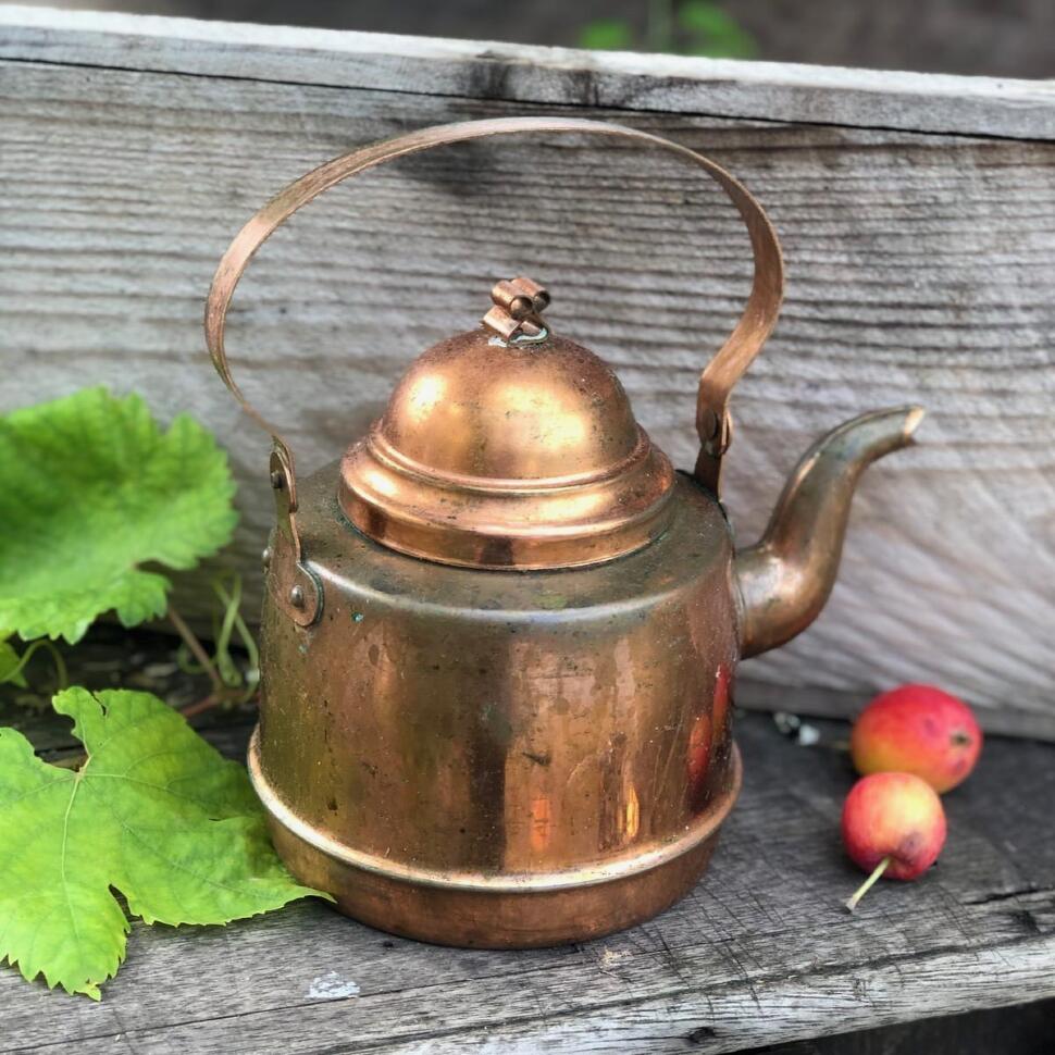 Чайник заварочный 1 л медь