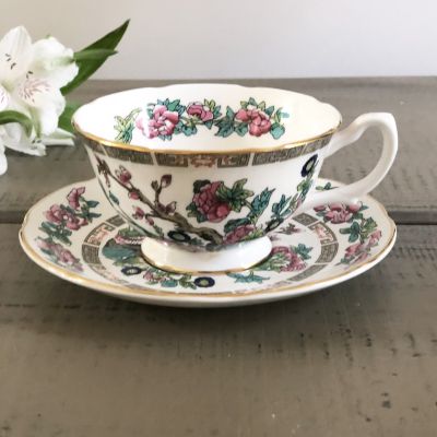 Чайная пара Royal Grafton 1950-е сквозная трещина