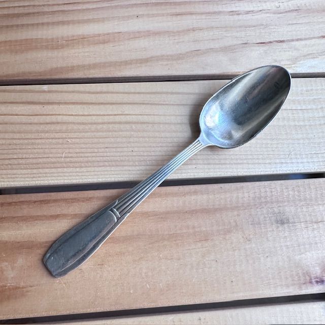 Вилка ложка набор 2 предмета SFAM 19 см серебрение Франция