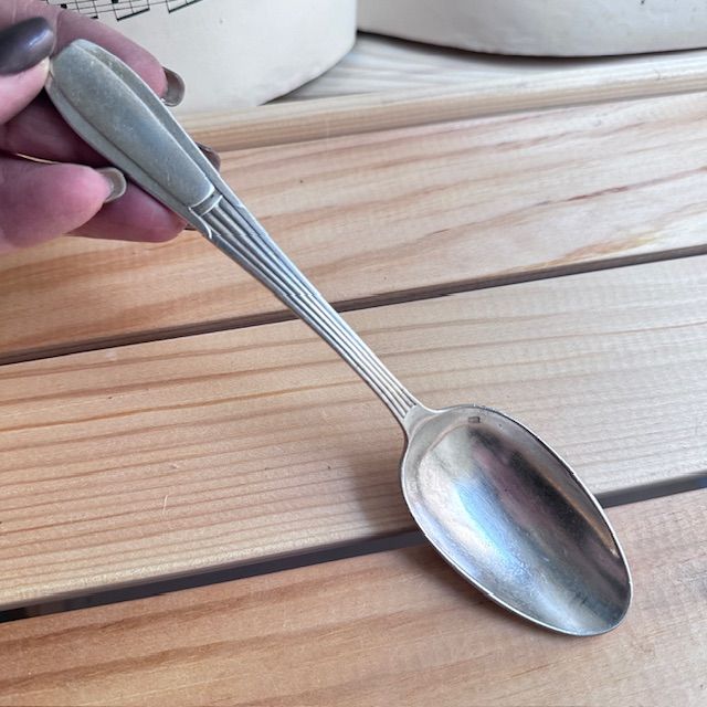 Вилка ложка набор 2 предмета SFAM 19 см серебрение Франция