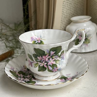 Чайная пара Royal Albert Mayflower 200 мл Англия 1970 г