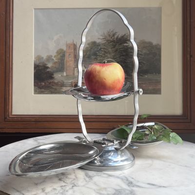 Менажница этажерка складная Лист 42 см сталь