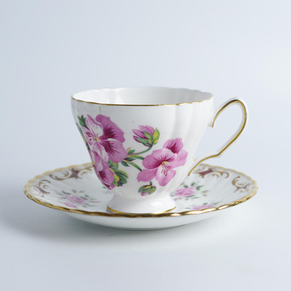 Чайная пара Rosina костяной фарфор Англия