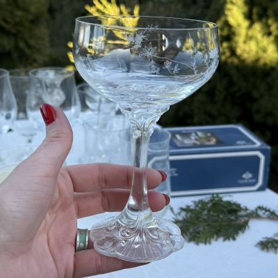 Бокал креманка Rosenthal Monbijou с узором 220 мл хрусталь Германия