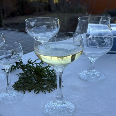 Бокал креманка Rosenthal Monbijou с узором 220 мл хрусталь Германия