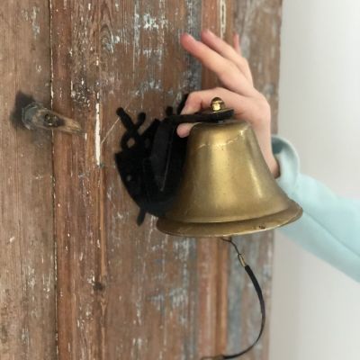 Колокольчик дверной латунь металл