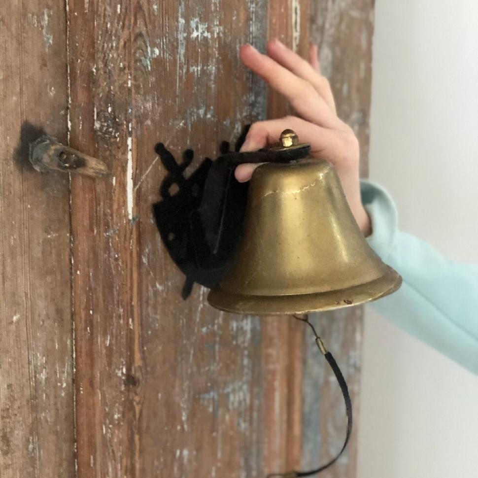 Колокольчик дверной латунь металл