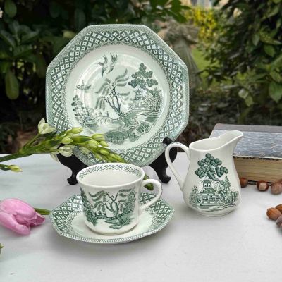 Молочник Willow J&G Meakin 200 мл Англия зеленый