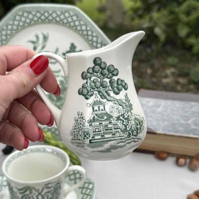 Молочник Willow J&G Meakin 200 мл Англия зеленый