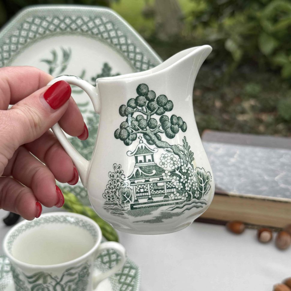 Молочник Willow J&G Meakin 200 мл Англия зеленый