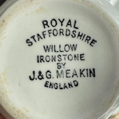 Молочник Willow J&G Meakin 200 мл Англия зеленый