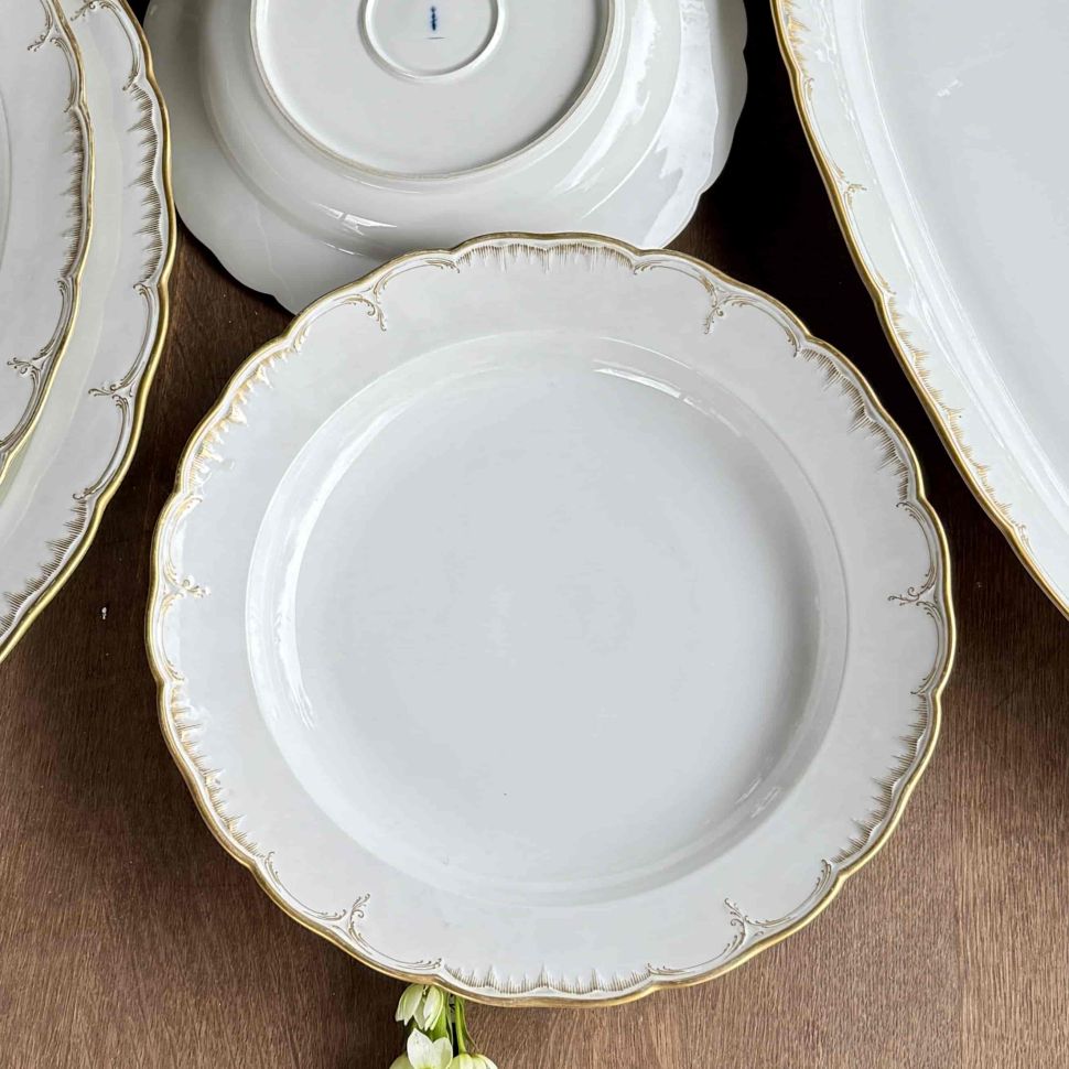 Блюдо углубленное KPM 35 см фарфор Германия