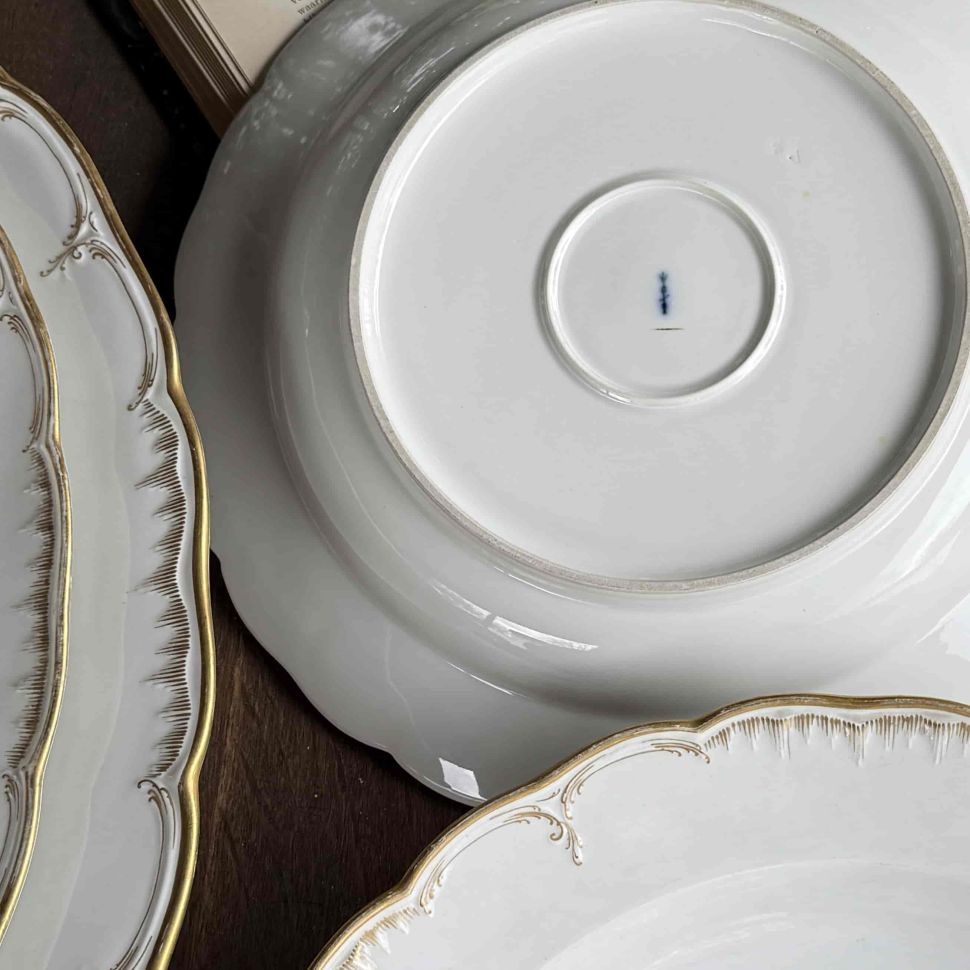 Блюдо углубленное KPM 35 см фарфор Германия