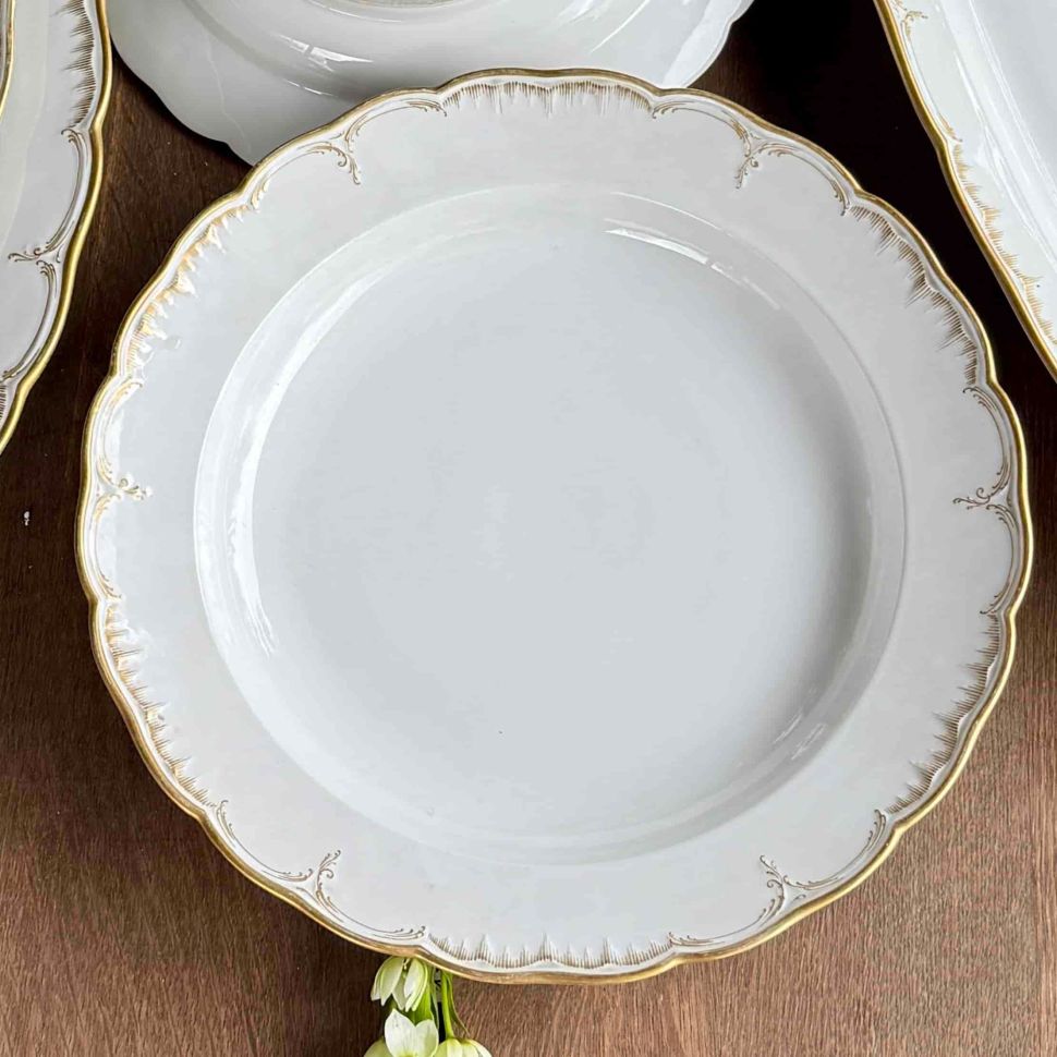 Блюдо углубленное KPM 35 см фарфор Германия