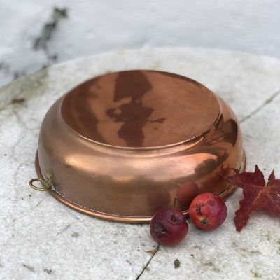 Форма медная для запекания 25см с подвесом