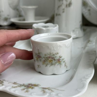 Подставка под яйцо Rosenthal Monbijou Полевые цветы 6 см Германия 