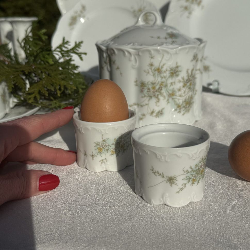 Подставка под яйцо Rosenthal Monbijou Полевые цветы 6 см Германия 