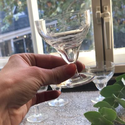 Рюмка средняя с гравировкой, хрусталь