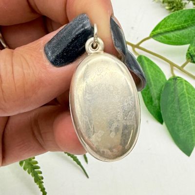 Кулон локет 3,5 см серебро