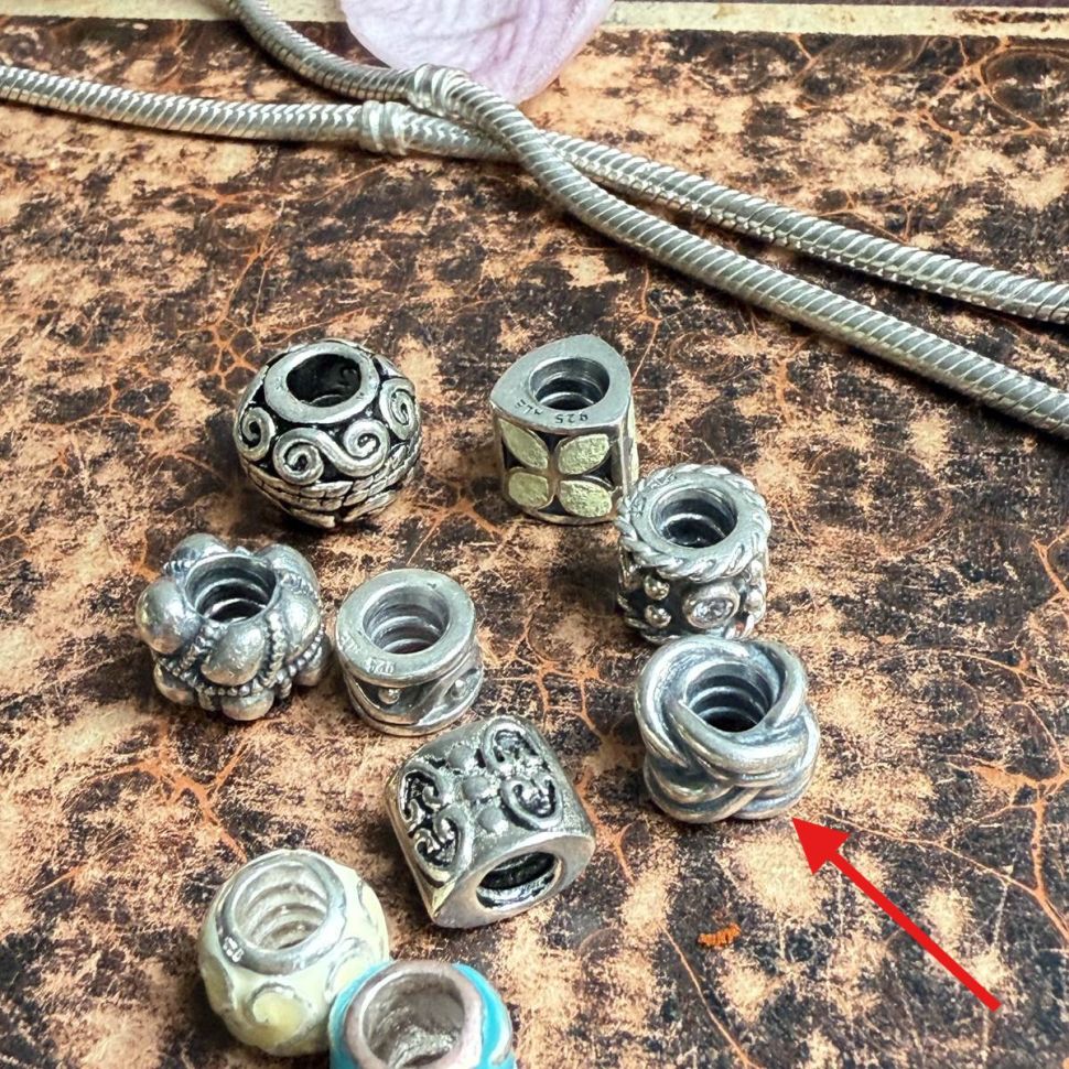 Шарм Pandora Forget Me Knot серебро Пандора Германия