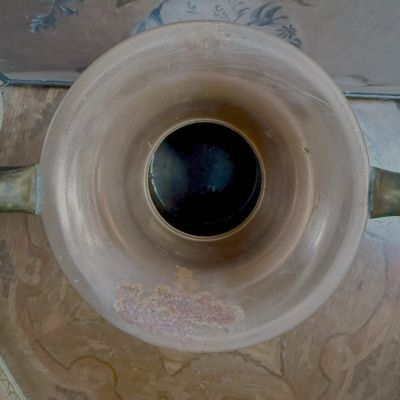 Кувшин с двумя ручками 28 см медь латунь