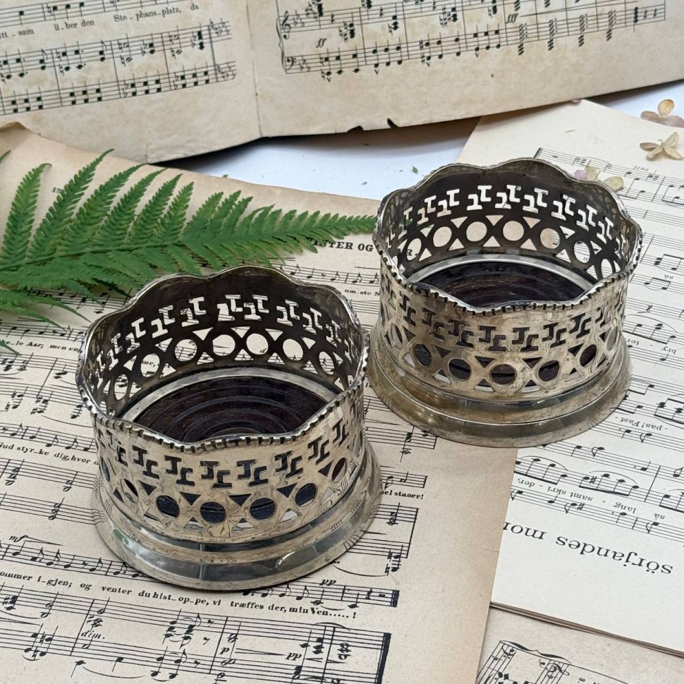 Подставка под бутылку серебрение Франция