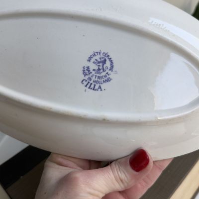 Блюдо Maastricht Societe Ceramique Cilla 26 см Голландия