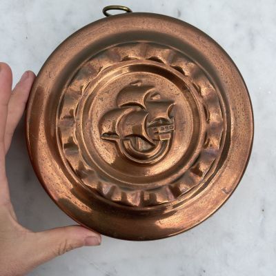 Форма для выпечки 19 см Корабль медь