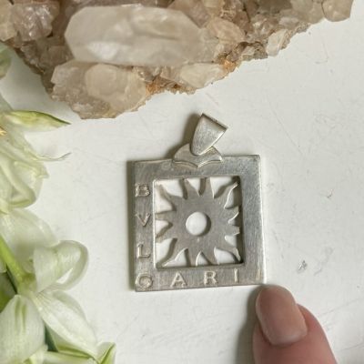 Кулон подвеска Солнце серебро