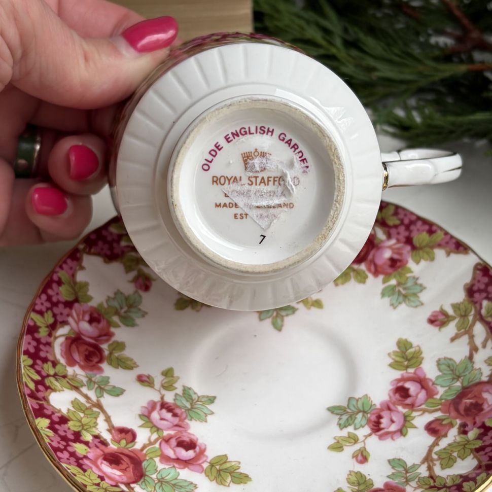 Кофейная пара Royal Standard Olde Englih Garden 130 мл Англия