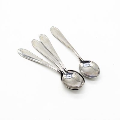 Ложка чайная, набор 4 шт. дубовый лист