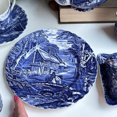 Тарелка James Kent Old Foley Staffordshire 20 см Англия