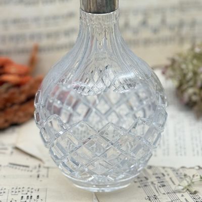 Графин 1 л Ромб хрусталь  серебро Франция