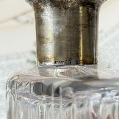 Графин 1 л Ромб хрусталь  серебро Франция