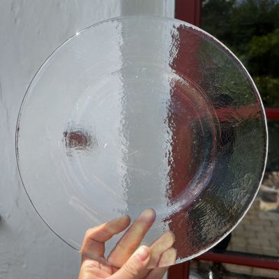 Тарелка Pukeberg 26 см хрусталь Швеция