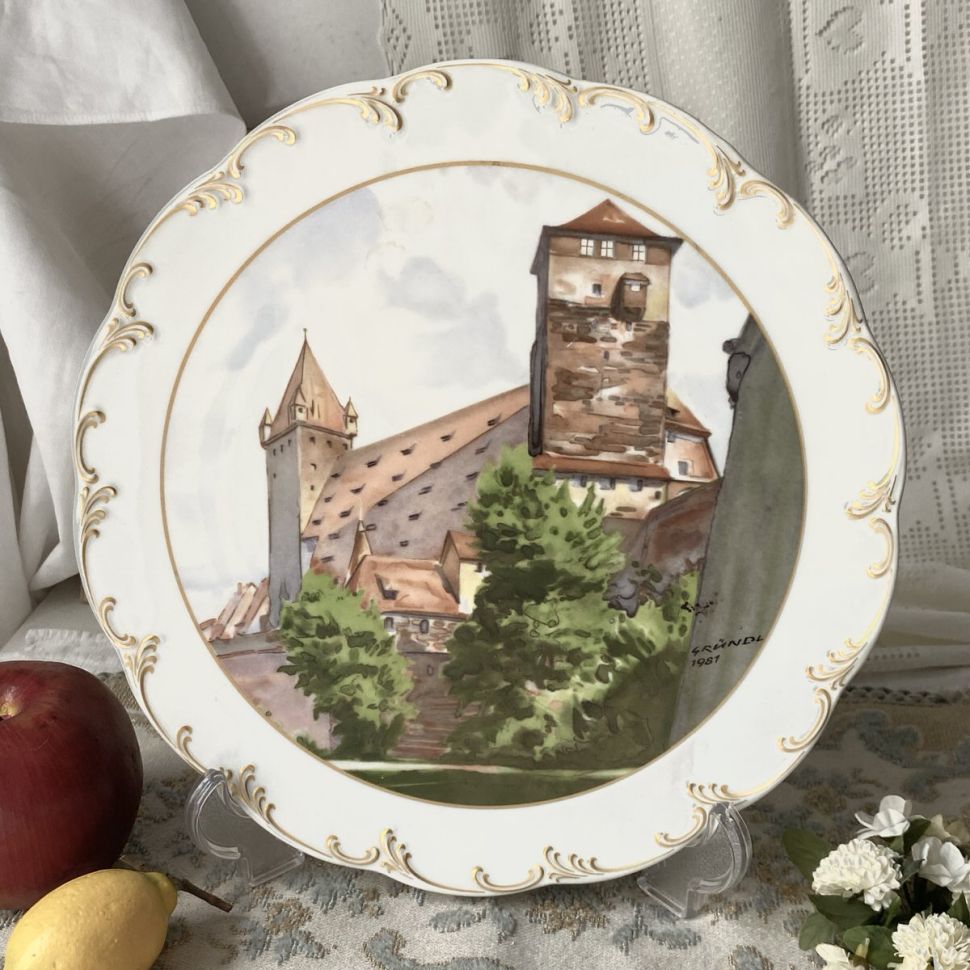 Тарелка 26 см Classic Rose Collection Нюрнберг 1981