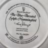 Тарелка Franklin Mint Royal Doulton Синегорлый сильф 21 см фарфор Англия