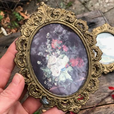 Картина в бронзовой раме 13,5 см