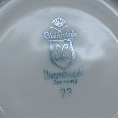Кофейная пара Rheinpfalz Hartporzellan 100 мл фарфор Германия
