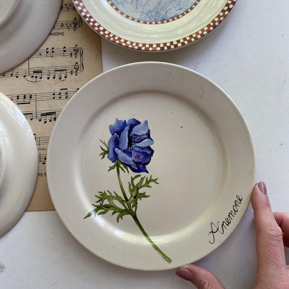 Тарелка 19 см фарфор Anemone