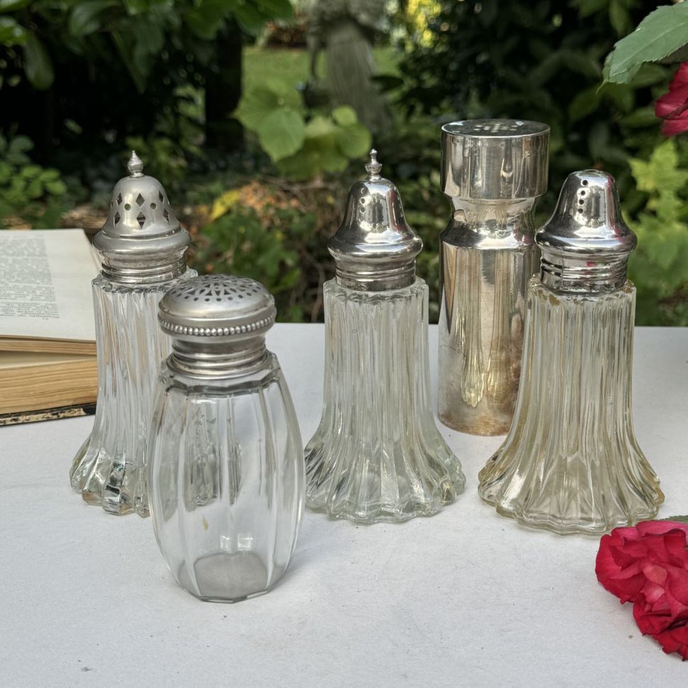 Сифтер 15 см серебрение стекло