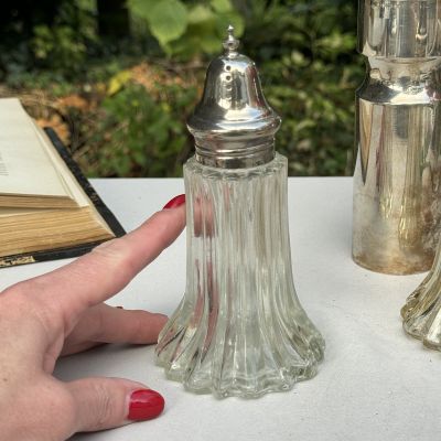 Сифтер 15 см серебрение стекло