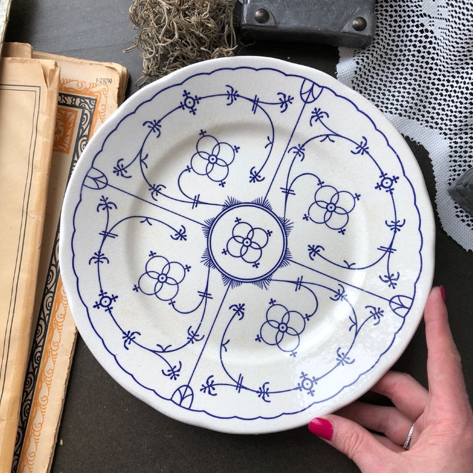 Тарелка Indisch Blau 24 см Англия