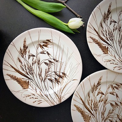 Тарелка рожь, ручная роспись, Англия