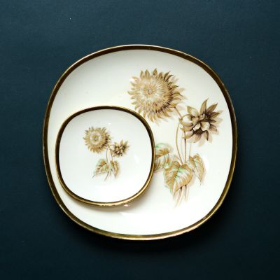 Розетка квдратная 10 см Alboth&Kaiser серия Sonnenblume Германия
