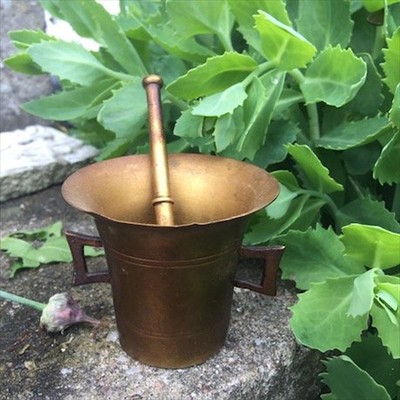 Ступка латунная