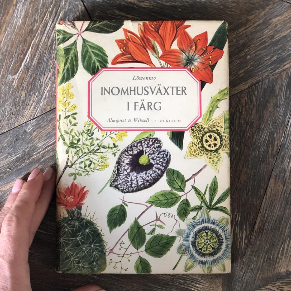 Книга Inomhusvaxter i farg 1955 г.