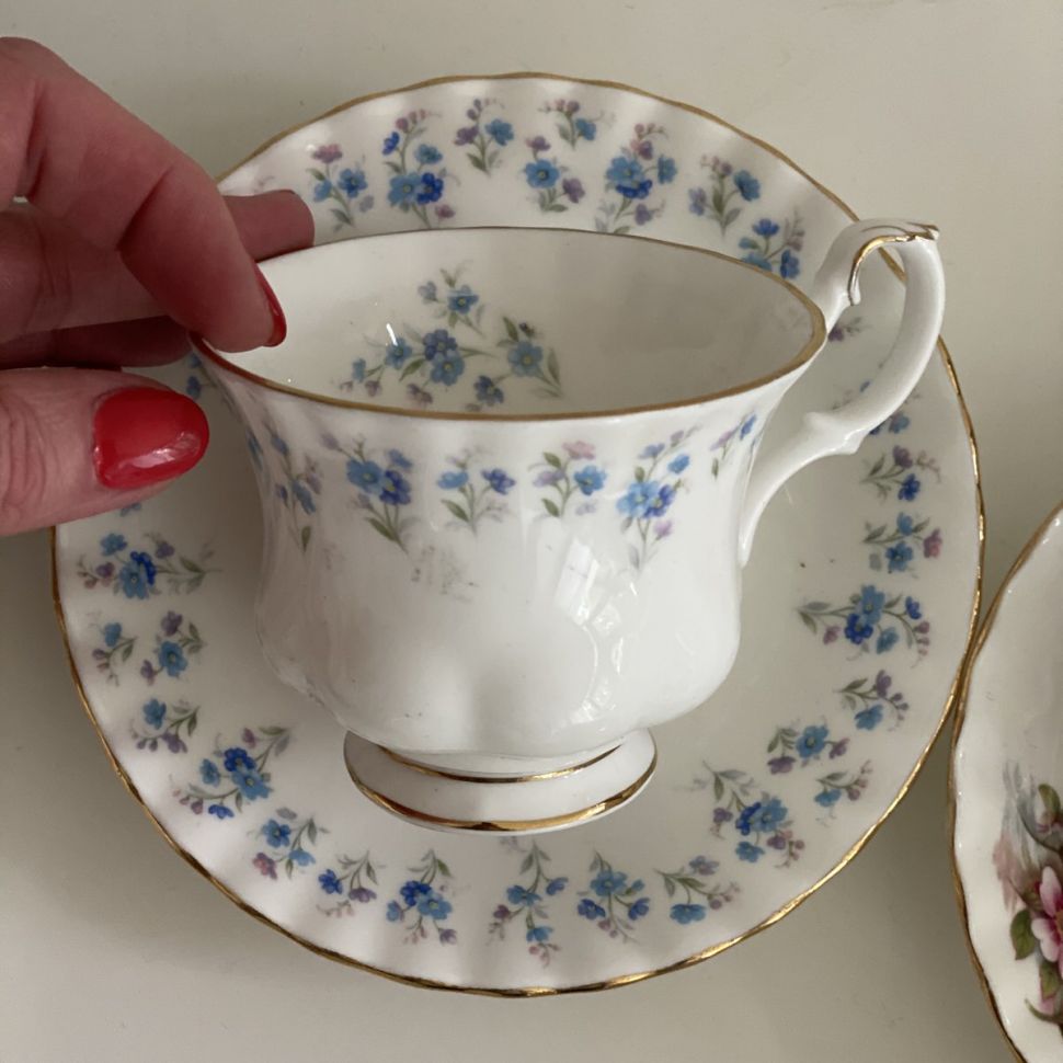 Чайная пара Royal Albert Memory Lane 200 мл Англия 