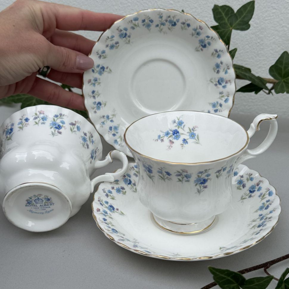 Чайная пара Royal Albert Memory Lane 200 мл Англия 
